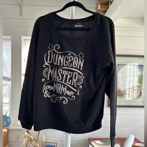 New (no tags) Dungeon Master Mom sweatshirt
